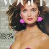 Paulina Porizkova en couverture de Vogue dans les années 80