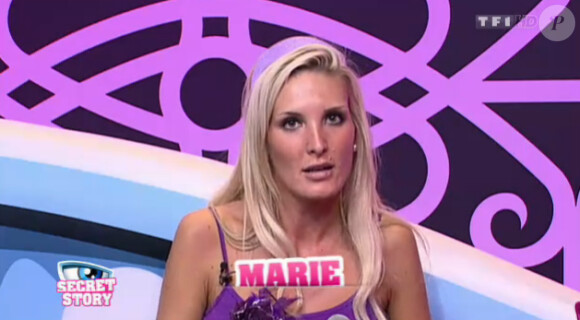 Marie dans la quotidienne de Secret Story 5 le mardi 12 juillet 2011 sur TF1