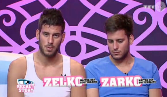 Zelko et Zarko dans la quotidienne de Secret Story 5 le mardi 12 juillet 2011 sur TF1