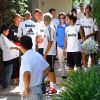 L'entrainement avant le match Los Angeles-real de Madrid le 15 juillet 2011