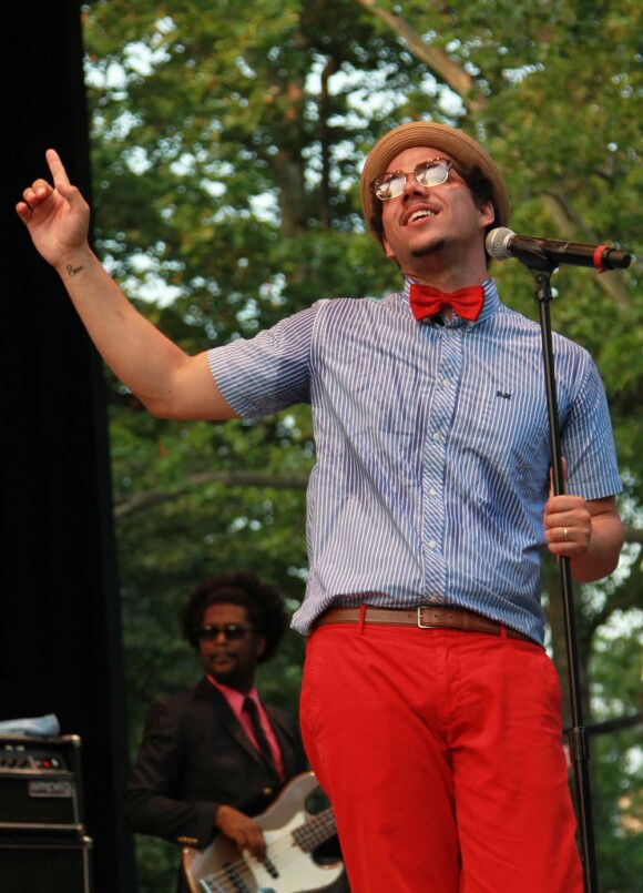 Ben l'Oncle Soul en concert à New York, le 21 juin 2011.