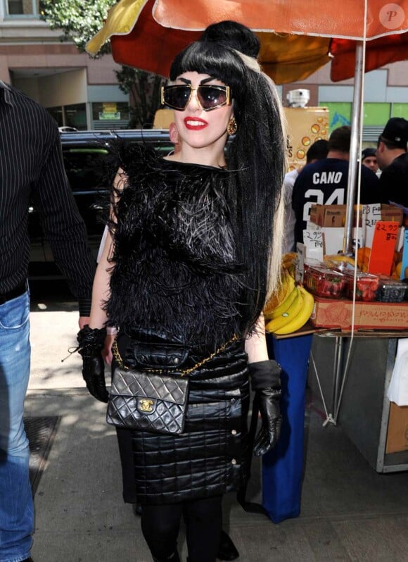Lady Gaga, à New York le 18 juillet 2011.