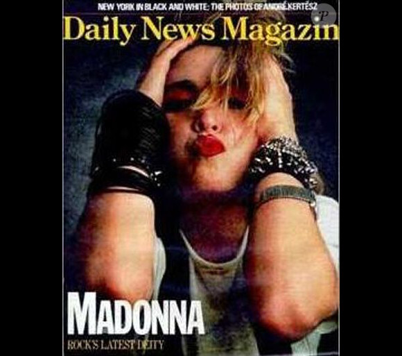 Une des toutes premières couvertures de Madonna, à l'aube de son explosion, pour le Daily News Magazine. Décembre 1984.