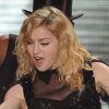 L'infatigable Madonna mettait le feu à  Bercy lors de sa tournée mondiale Sticky and Sweet. Paris, le 9 juillet 2009.