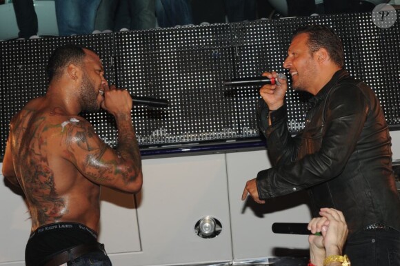 Flo Rida et Jean-Roch au VIP ROOM de St Tropez, le 19 juillet 2011