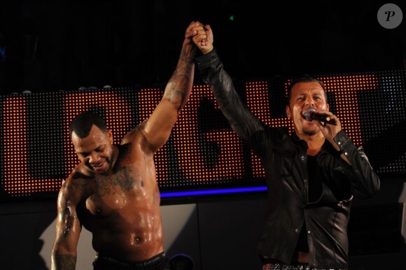 Flo Rida et Jean-Roch au VIP ROOM de St Tropez, le 19 juillet 2011