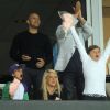 David Beckham soutenu par ses enfants le 20 juillet en Californie