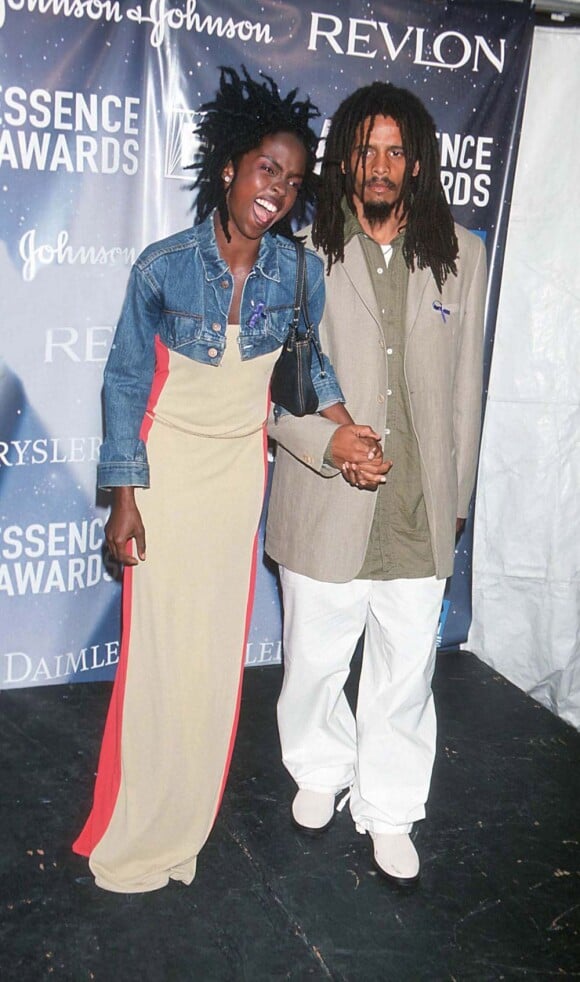 Lauryn Hill et Rohan Marley en mai 1999.