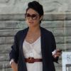 Vanessa Hudgens affiche toujours sa coupe courte à Los Angeles, 26 juillet 2011