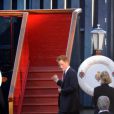 Le prince Harry lors d'une soirée placée sous le signe du mariage de Zara Phillips et Mike Tindall, sur le yacht Britannia. Vendredi 29 juillet 2011