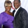 Mary J. Blige et son mari Kendu à la soirée Art For Life chez Russell Simmons dans les Hampton, le 30 juillet 2011