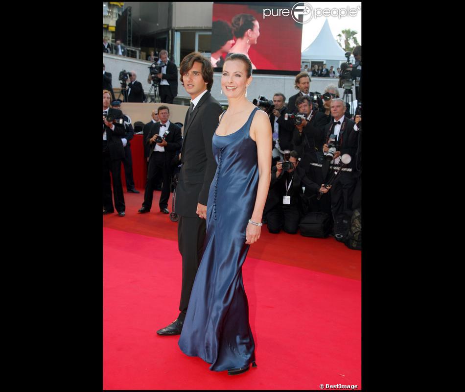 Carole Bouquet et son fils Dimitri Rassam à Cannes en 2007 