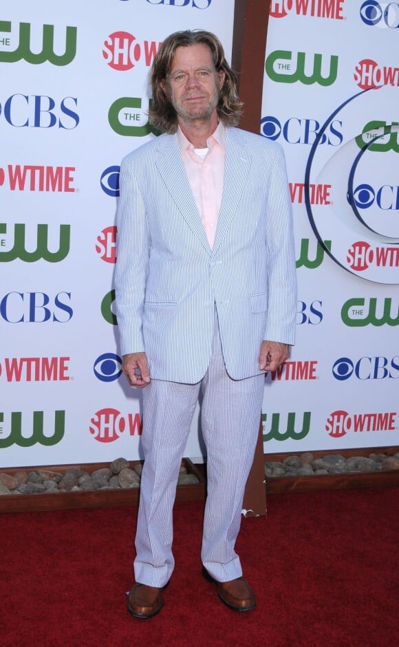 William H. Macy, l'un des seuls hommes présents, lors de la TCA party (Television Critics Association) à Los Angeles, le 3 août 2011 ! 