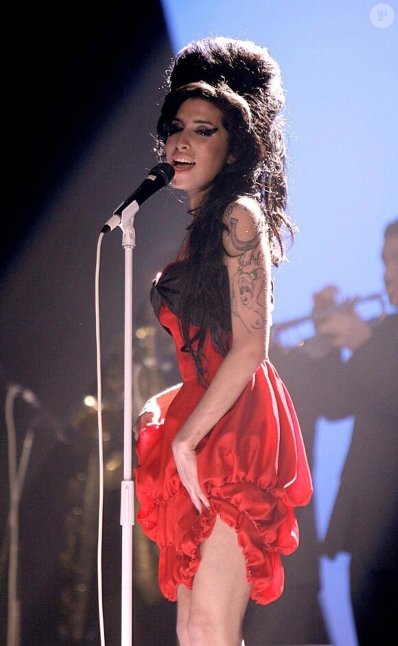 Amy Winehouse à Londres, le 14 février 2011.