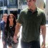 Kim Kardashian et son fiancé Kris Humpries à Los Angeles en juillet 2011
