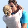 Lara Stone et son époux David Walliams roucoulent à Saint-Tropez. Le 15 août 2011