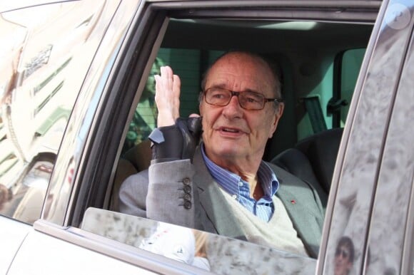 Jacques Chirac à Saint-Tropez, le 7 août 2011.