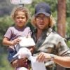 Gabriel Aubry récupère sa petite Nahla dont il partage la garde avec Halle Berry, à Los Angeles, le 19 août !