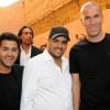 Jamel Debbouze, Mohamed Debbouze et Zinedine Zidane lors du 1er Festival Marrakech du Rire à Marrakech en juin 2011