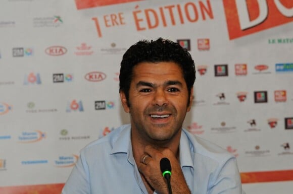 Jamel Debbouze lors de la conférence de presse pour le Marrakech du rire en juin 2011 à Marrakech