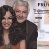 Yelena Noah pose avec Franck Provost