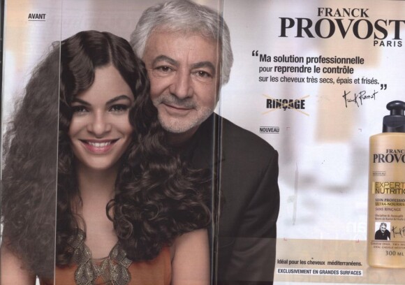 Yelena Noah pose avec Franck Provost
