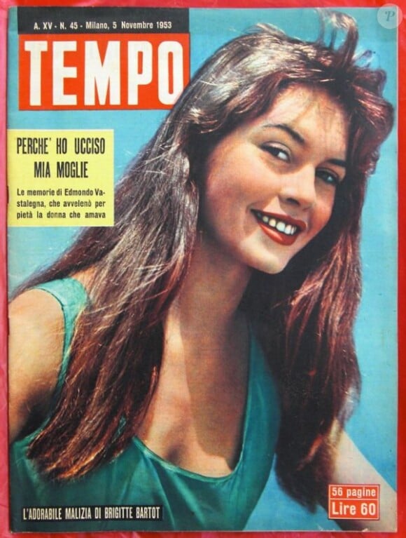 Brigitte Bardot, pour le magazine italien Tempo de novembre 1953.