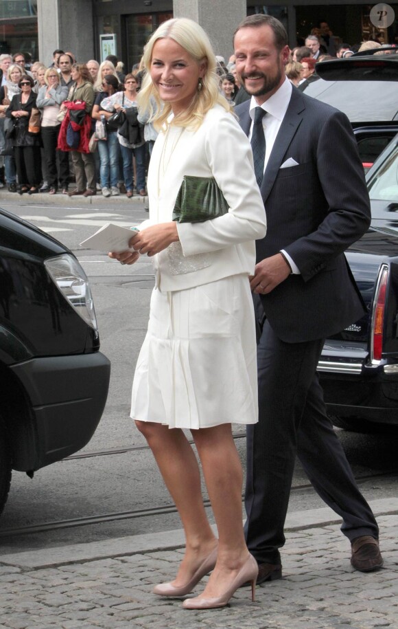 Célébration des 10 ans de mariage du prince Haakon et de la princesse Mette-Marit à Oslo, le 25 août 2011