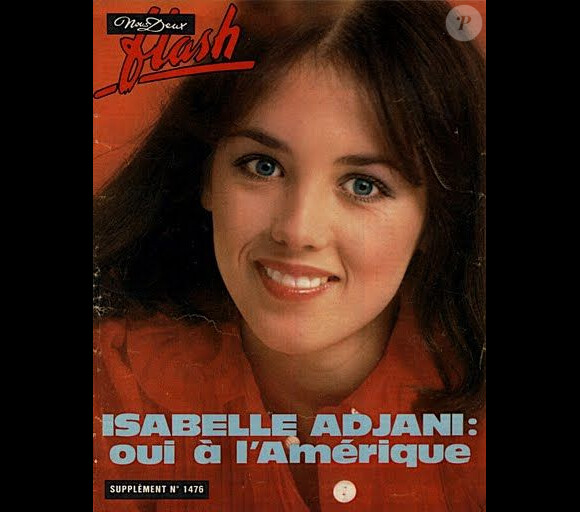 L'actrice Isabelle Adjani posait pour la couv' du magazine Nous Deux Flash en octobre 1975.