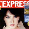 Isabelle Adjani, une beauté pure et naturelle, en couverture de L'Express du 19 juillet 2004.