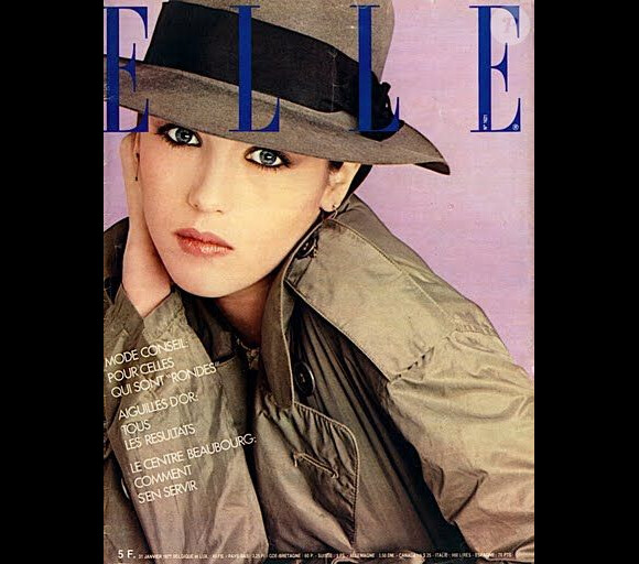 L'actrice Isabelle Adjani en couverture du magazine Elle du 31 janvier 1977.