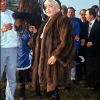 Sylvia Roth-Wildenstein en 1996 au côté du cheval Cocktail vainqueur du Grand Prix d'Amérique. La veuve de Daniel Wildenstein étant décédé en 2010 en pleine guerre de succession avec les fils de son défunt mari, les chevaux du couple sont dans un vide juridique.