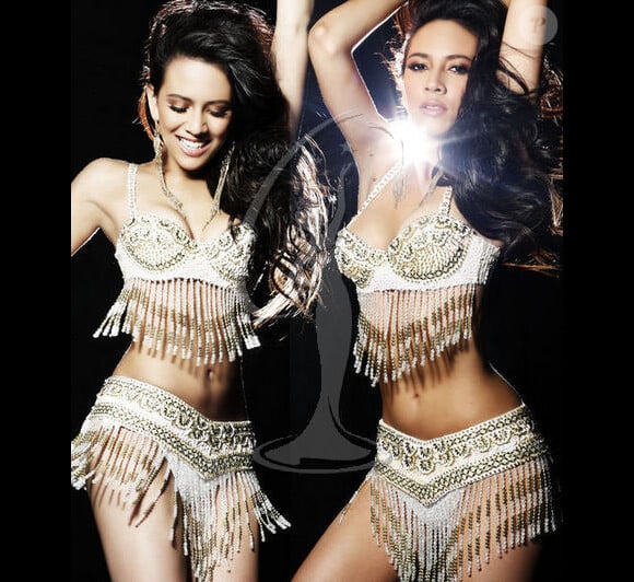 Nadine Alexandra, Miss Indonésie, pose en danseuse de samba pour le concours de Miss Univers (le 12 septembre)
