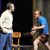 Bruno Solo et Dominique Pinon répète L'Ouest Solitaire au Théâtre Marigny, à Paris, le 26 août 2011.