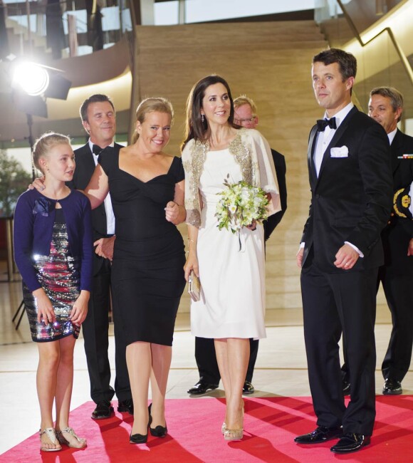 La princesse Mary et le prince Frederik de Danemark à l'opéra de Copenhague le 1er septembre 2011 pour la cérémonie de remise des INDEX:Awards.