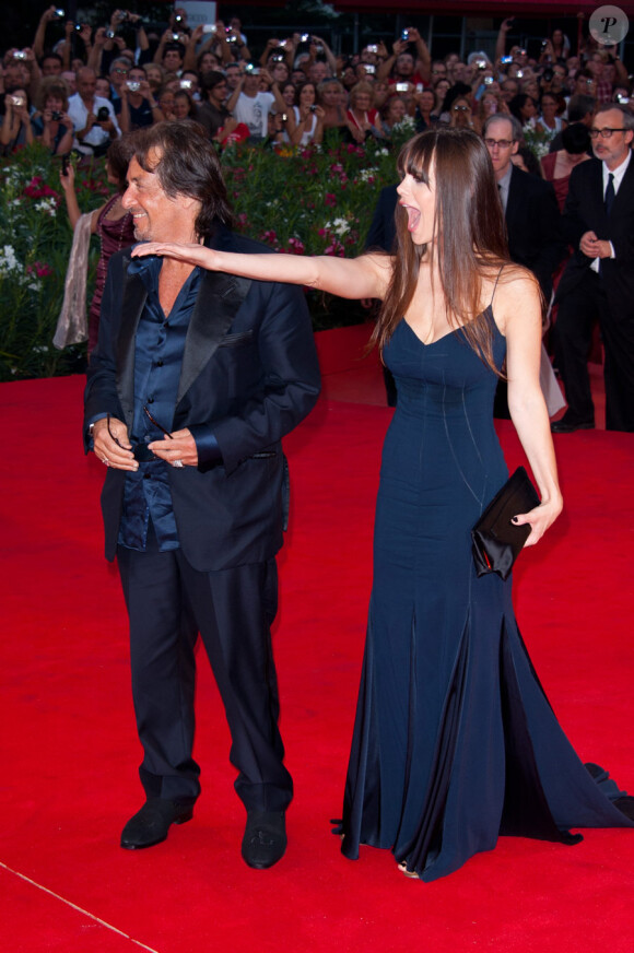 Al Pacino et Lucila Sola lors du festival de Venise le 4 septembre 2011, pour la présentation du film Wilde Salome