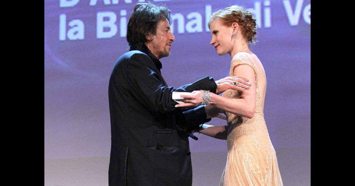 Jessica Chastain et Al Pacino lors du festival de Venise le 4 septembre