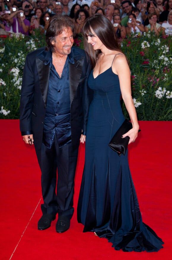 Al Pacino et Lucila Sola lors du festival de Venise le 4 septembre 2011, pour la présentation du film Wilde Salome