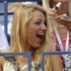 Blake Lively a assisté en compagnie de la créatrice de bijoux Lorraine Schwartz et une amie au quart de finale de Serena Williams lors de l'US Open 2011 le 5 septembre