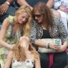 Blake Lively a assisté en compagnie de la créatrice de bijoux Lorraine Schwartz et une amie au quart de finale de Serena Williams lors de l'US Open 2011 le 5 septembre