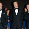 Gary Oldman, Colin Firth et John Hurt lors de la présentation au festival de Venise du film La Taupe le 5 septembre 2011