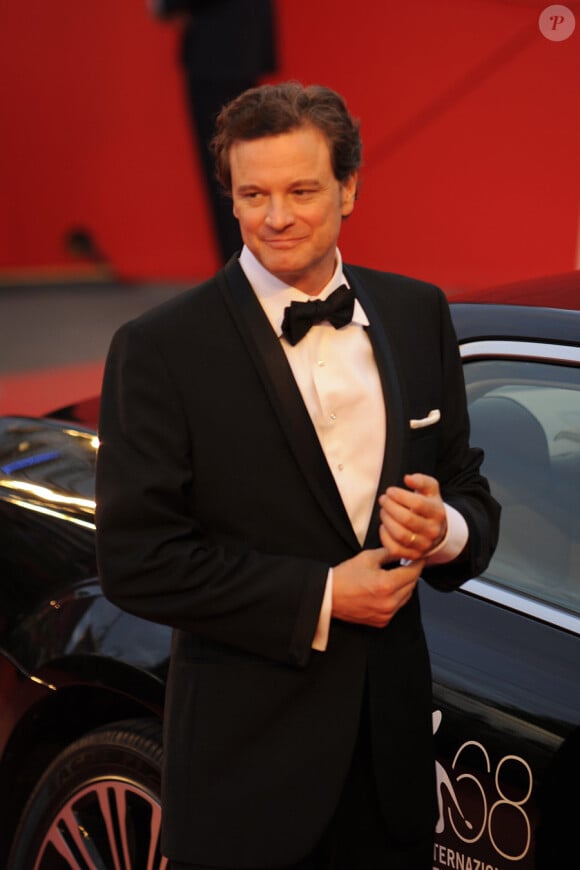 Colin Firth lors de la présentation au festival de Venise du film La Taupe le 5 septembre 2011