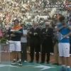 Novak Djokovic aime imiter les autres joueurs du circuit. Sa cible préférée ? Rafael Nadal, comme ici à Rome en 2009 !