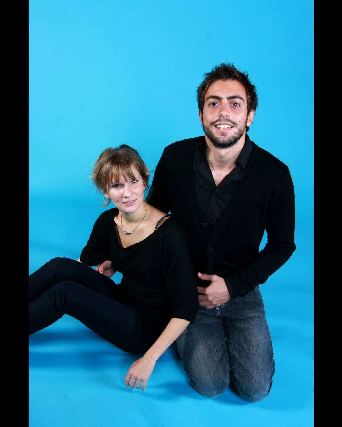 Photo : Morgane et Mark du groupe Cocoon à L'Olympia en octobre 2008 ...