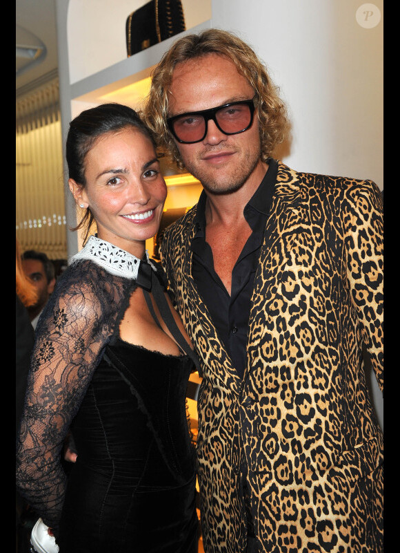 Inès Sastre et Peter Dundas à la Vogue fashion night à Paris le 8 septembre 2011
