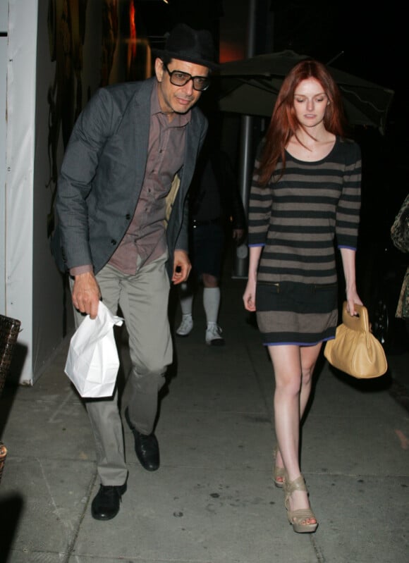 Jeff Goldblum et Catherine Wreford le 2 décembre 2010 à West Hollywood