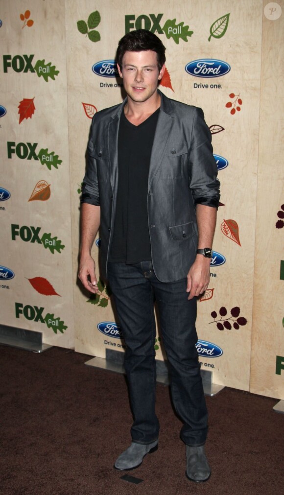 Cory Monteith de la série Glee assiste à la conférence de rentrée de la Fox, à Los Angeles, lundi 12 septembre 2011.