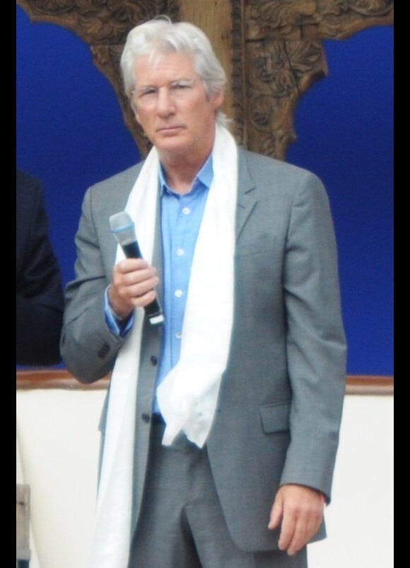 Richard Gere à Mexico le 11 septembre dernier avec le dalaï-lama