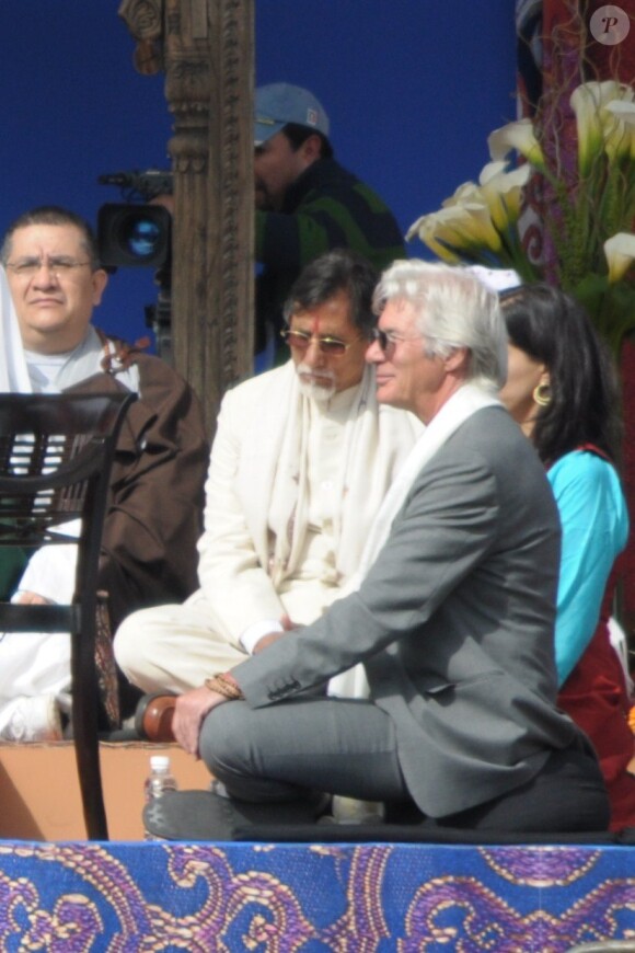 Richard Gere, fervent bouddhiste, à Mexico le 11 septembre dernier