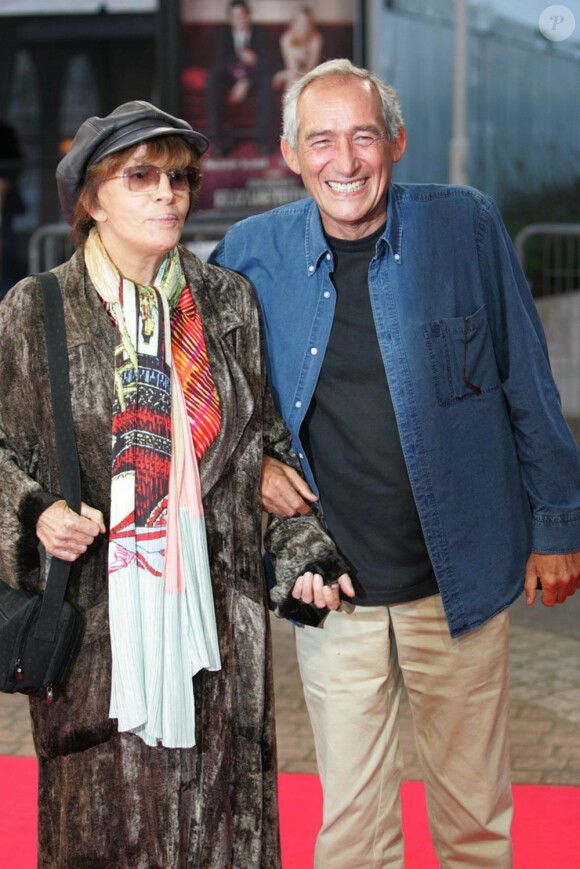 Alain Corneau et Nadine Trintignant, au Festival du film de Deauville, le 8 septembre 2005